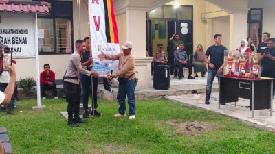 Polres Kuansing Pastikan Hari Terakhir Festival Pacu Jalur Rayon III Benai Berlangsung Aman.