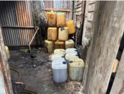 Warga Soroti Dugaan Penampungan Solar Subsidi di Dekat SPBU Logas Hilir