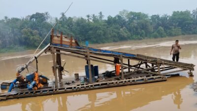 Layanan Kepolisian 110 Direspons Cepat, Polsek Cerenti Tindak PETI di Sungai Kuantan