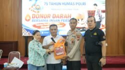 Sambut HUT Humas Polri ke-75 Tahun 2026, Polres Kuansing Gelar Kegiatan Donor Darah