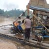 Polsek Cerenti Tindak Lanjut Pengaduan Masyarakat Melalui Layanan Kepolisian 110, Tiga Rakit PETI di Sungai Kuantan Ditindak